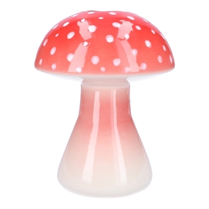 Vase Champignon1 d4\\16xh20.5 red