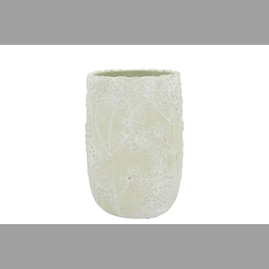 Alaska Gypsy Green Whitewash Vase 23x23x33cm Nm