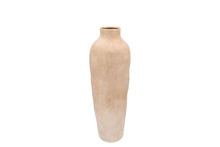 <h4>Florence Antique Gold White Vase Long 16x16x48cm</h4>