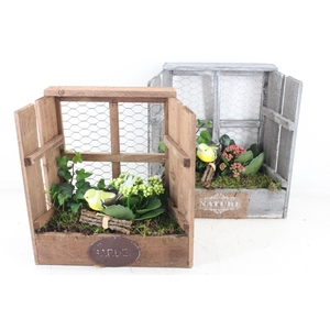 arr2 TD - Houten raam - roze/wit