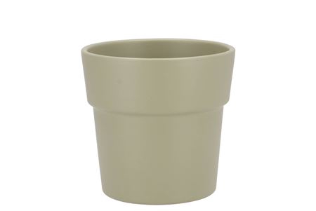 <h4>Ceramic Pistache Pot Orchid Edge 13cm</h4>