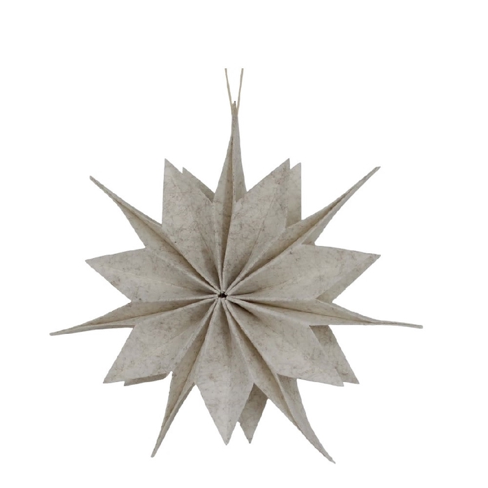 <h4>Kerst Hanger ster vilt d30*5cm</h4>