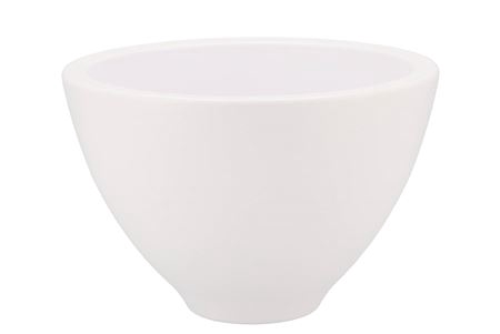 <h4>Vinci Matt White Bowl 23x15cm</h4>