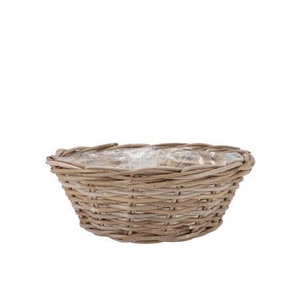 Rattan Kuboo Basket Low 35x13cm