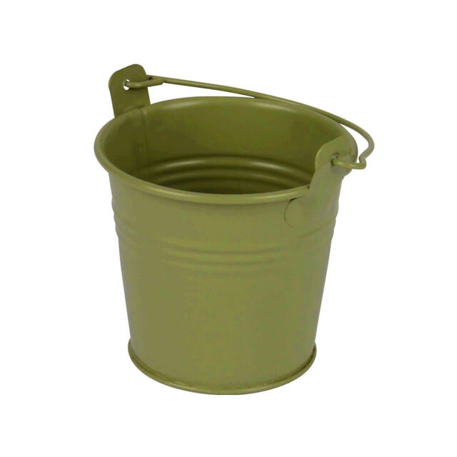 <h4>Bucket Sevilla zinc 6.3xH5.7cm - ES5.5 green matt</h4>