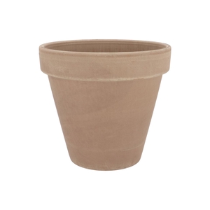 Terra Choco Pot De Fleurs Gris/taupe 27x23cm