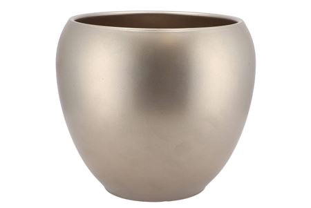 <h4>Vinci Champagne Flower Pot 27x24cm</h4>