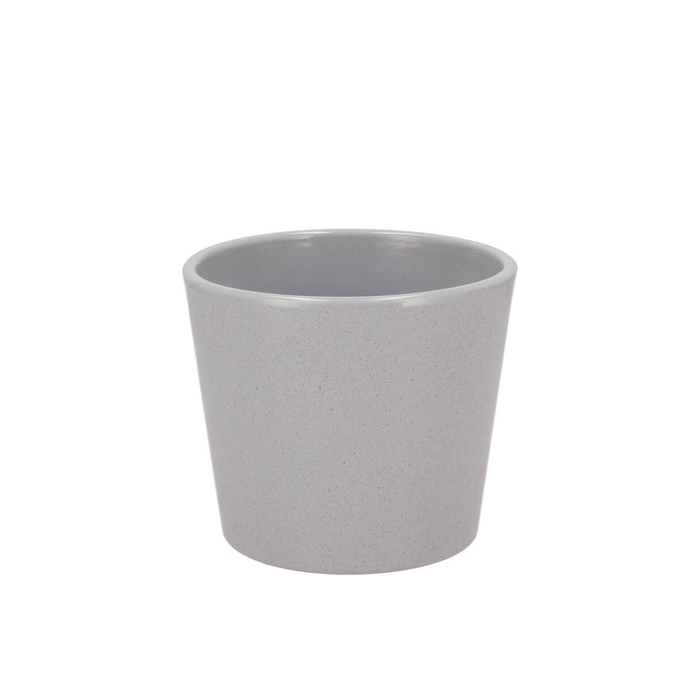 <h4>Ceramic Grey Stone Pot 11x9,5cm</h4>