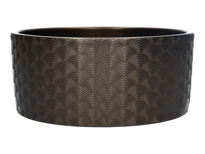 <h4>DF03-884722600 - Planter Napoli d18.5xh9 bronze</h4>