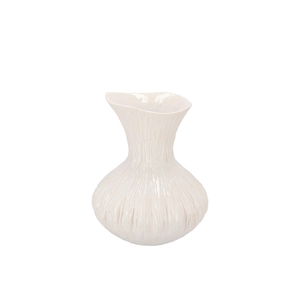 Mirre White Vase 14x14x18cm Nm