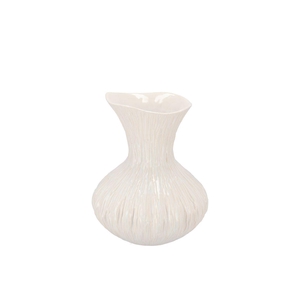Mirre White Vase 14x14x18cm