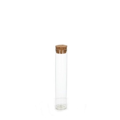 Glass tube+cork d03 15cm