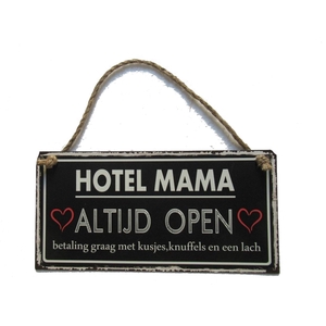 Wall Hanger Metal Hotel Mama