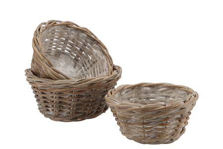 <h4>Rattan Bowl Basket 3pcs D30xh14cm Nm</h4>
