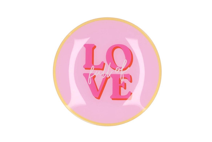 <h4>Plate Round Love 18x18x2cm</h4>