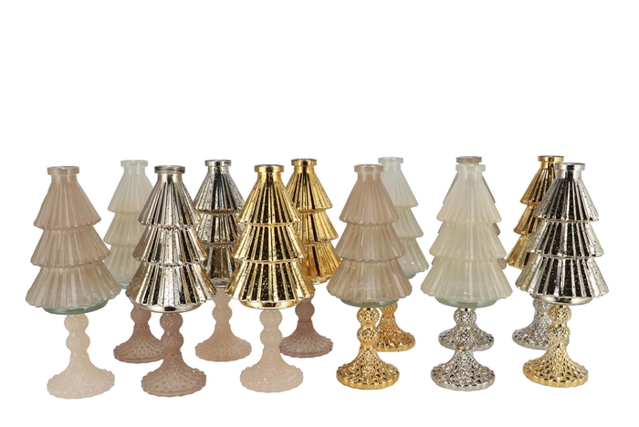 Jazz Cozy Sand Vase X-mas Tree Ass 11x28cm Nm