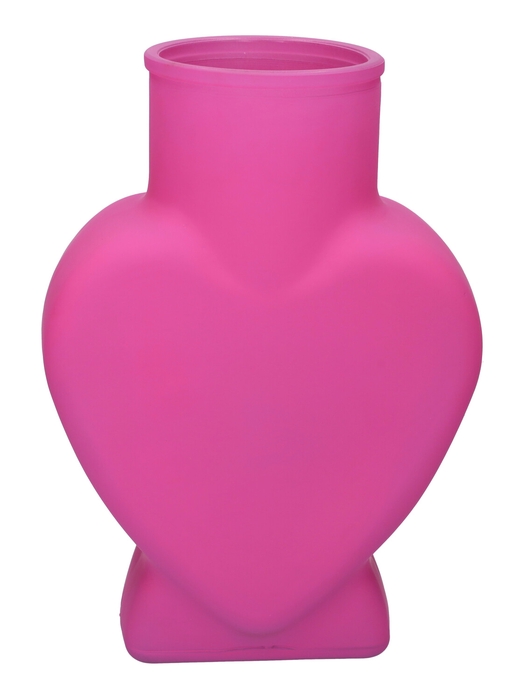 <h4>DF02-660235400 - Vase Lovely 15.5x8x22 fuchsia matt</h4>