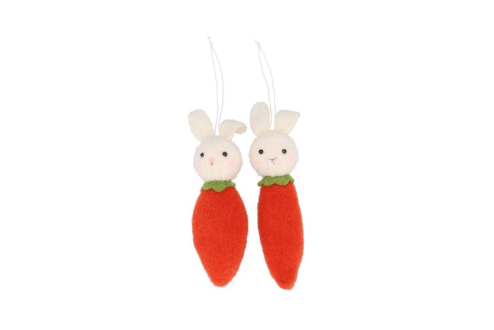 <h4>Easter Fun Hanger Orange Bunny Carrot Ass 4x15cm</h4>