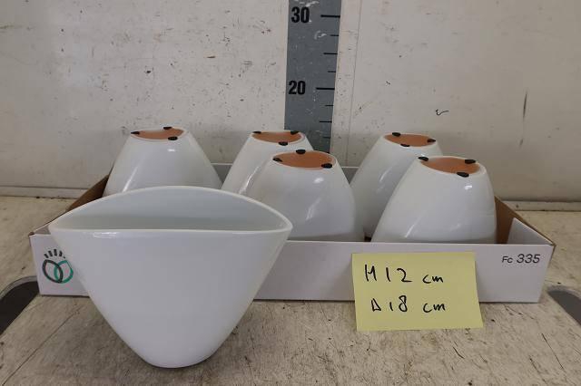 <h4>KERAMIEK OVAL WIT D18XH12</h4>