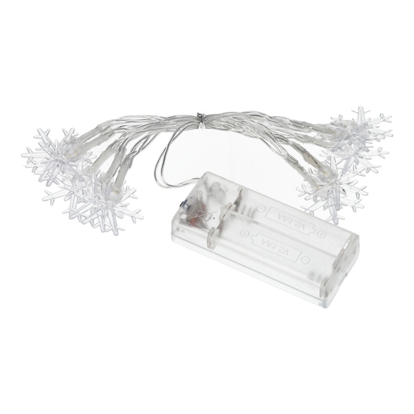 <h4>Snowflake led battery string 10 LED</h4>