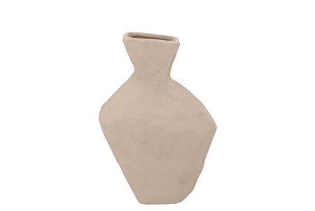 <h4>Lisboa White Vase Curved 20x9x29cm</h4>
