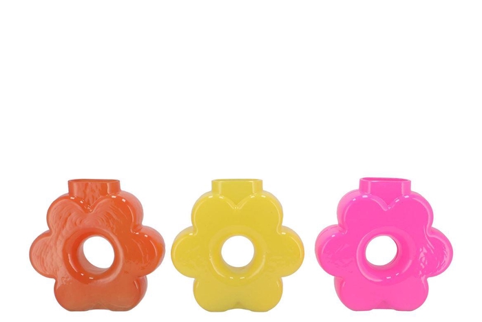 <h4>Livia Dutch Orange Mix Vase Ass 20x7x19cm Nm</h4>