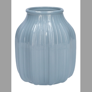 DF02-664325600 - Vase Suko d8.5/13.8xh16 light blue milky