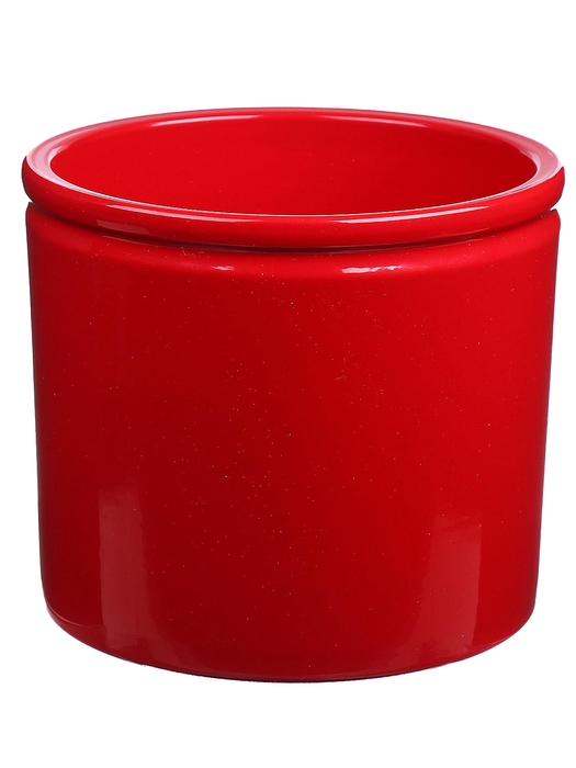 <h4>DF03-883674047 - Pot Lucca d14xh12.5 cherry shiny</h4>