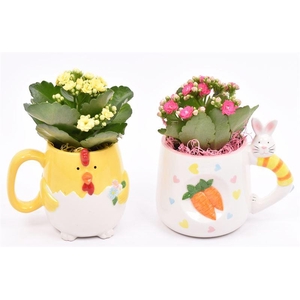 Keramiek paasmok 10-12cm