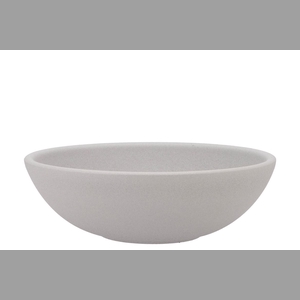 Vinci Matt Grey Bowl Low 25x8cm