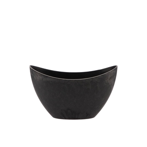 Melamine Grey Vase Oval 24x10x14cm