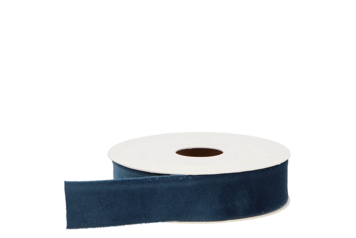 <h4>Ribbon Velvet 44 Dark Petrol 5mx25mm P/1</h4>