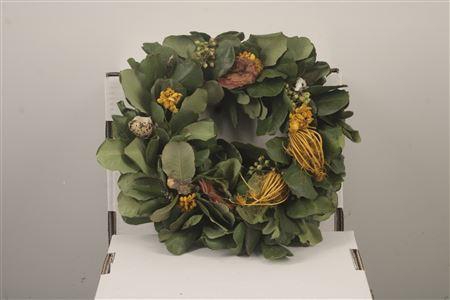 <h4>Wreath Spring Berry Feather 25cm</h4>