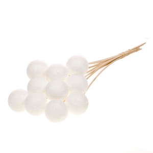 snwball 6cm o/s white