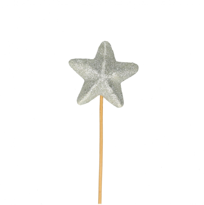 <h4>Christmas sticks 50cm Star glitter d06cm</h4>