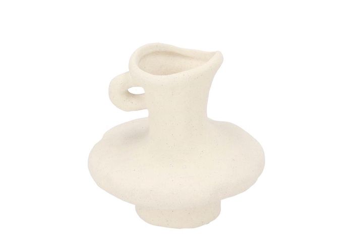 <h4>Junia White Jug 17x17x18cm</h4>