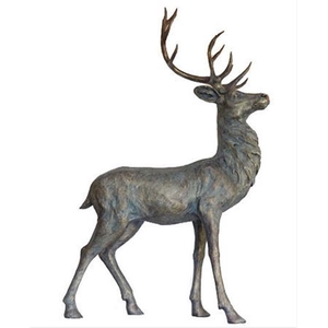 Deco Deer Cervide L81w46h130 Bronze