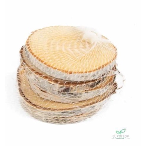 HOUTSCHIJVEN BERK ROND 10CM NATURAL