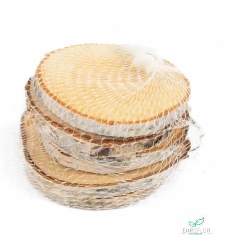 HOUTSCHIJVEN BERK ROND 10CM NATURAL