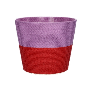 DF06-720226675 - Basket Riley1 Duo d19xh16 lilac/red