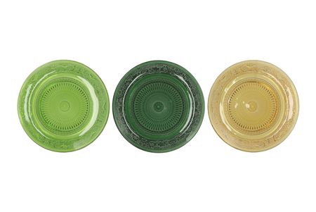 <h4>Dayah Forest Green Glass Plate 29x2,5cm Ass P/1 Nm</h4>