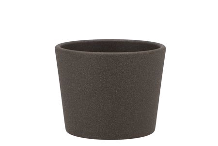 <h4>Ceramic Dark Grey Pot 11cm</h4>