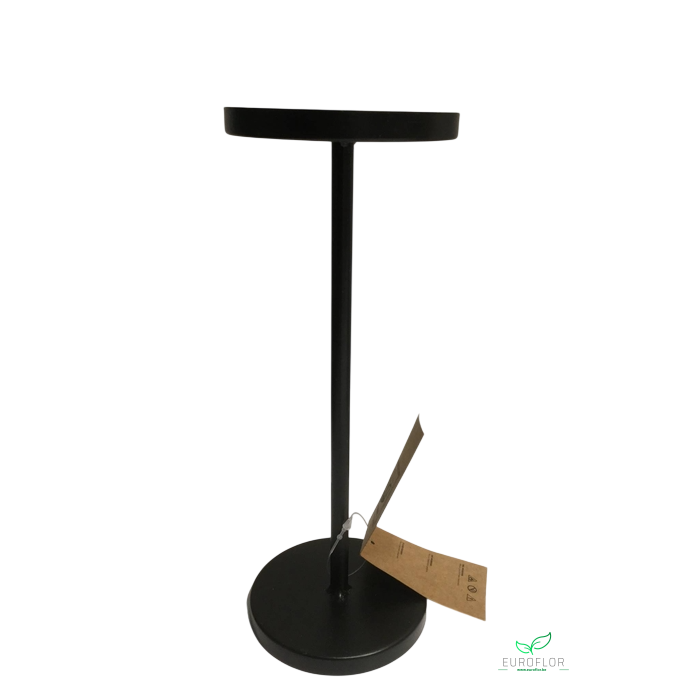 <h4>CANDLE HOLDER METAL D8,3X22CM BLACK</h4>