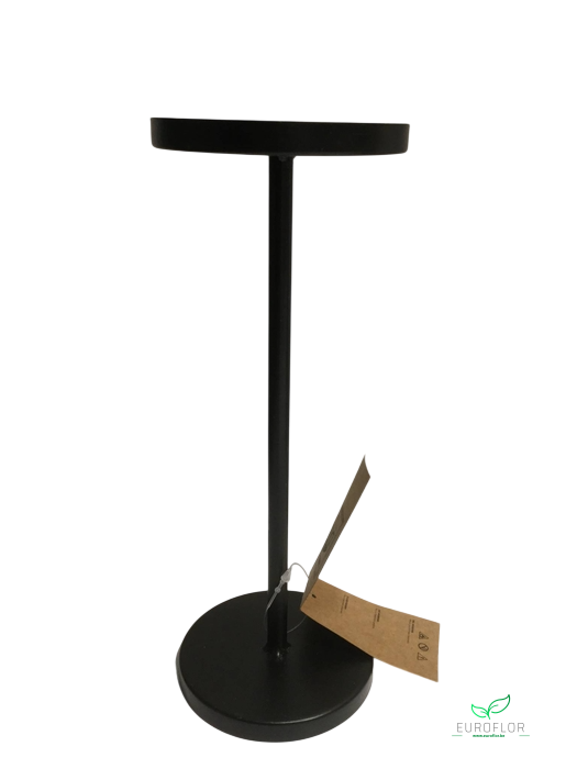 CANDLE HOLDER METAL D8,3X22CM BLACK