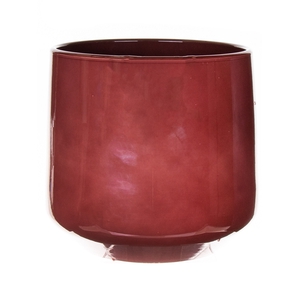 Pot Puglia d26.2\\29xh26 merlot glazed