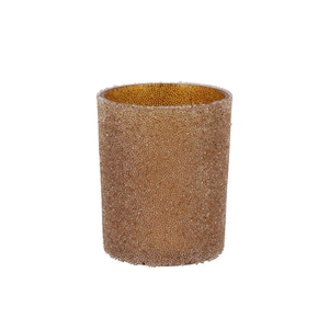 Ruby Gold T-light Shiny 10x13cm