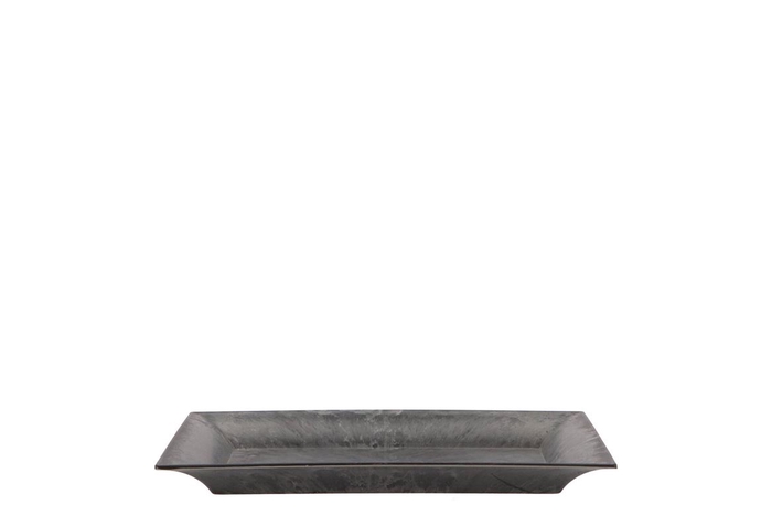 <h4>Melamine Grey Bowl Rectangle 22x17x3cm Nm</h4>