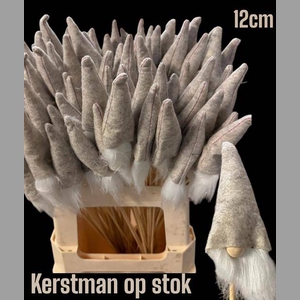 .DIV KERSTMAN WIT OP STOK