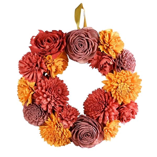 <h4>Sola Wreath Natural Ø25cm Sabine Red Mix</h4>