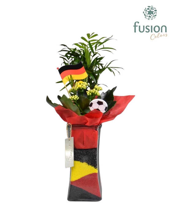 <h4>Luxe twistervaas 1020 met Arrangement Duitsland</h4>